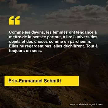 Citation Éric-Emmanuel Schmitt