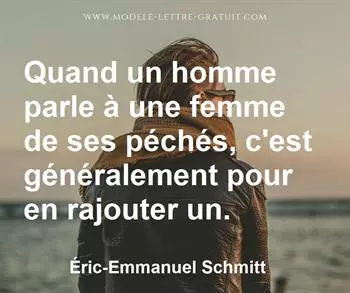 Citation de Éric-Emmanuel Schmitt