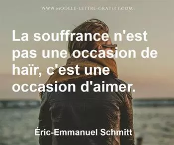 Citation de Éric-Emmanuel Schmitt