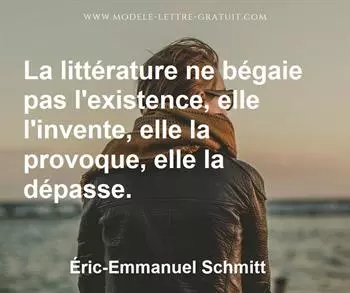 Citation de Éric-Emmanuel Schmitt