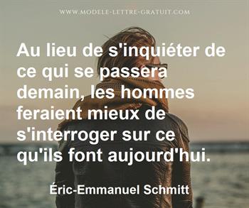 Citation de Éric-Emmanuel Schmitt