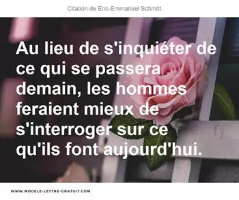 Citations Éric-Emmanuel Schmitt