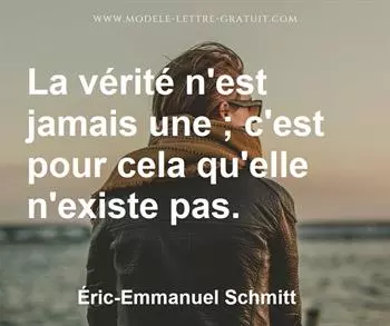 Citation de Éric-Emmanuel Schmitt