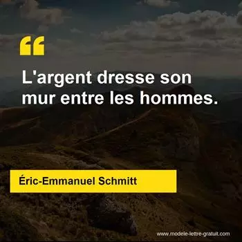 Citation Éric-Emmanuel Schmitt
