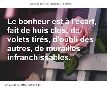 Citations Éric-Emmanuel Schmitt