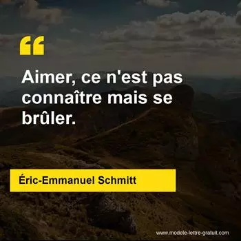 Citation Éric-Emmanuel Schmitt