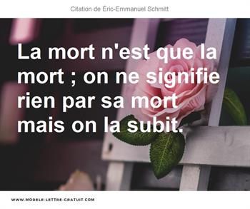 Citations Éric-Emmanuel Schmitt