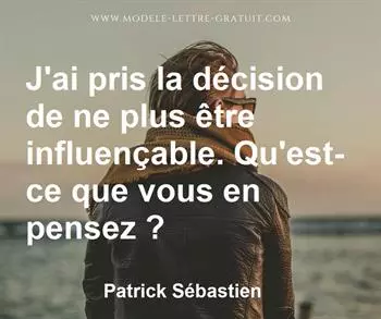 Citation de Patrick Sébastien