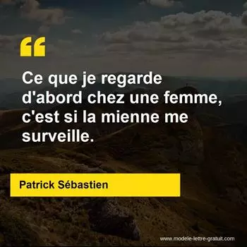 Citation Patrick Sébastien
