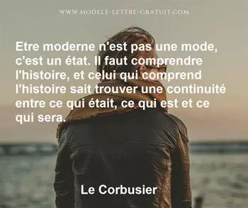 Citation de Le Corbusier