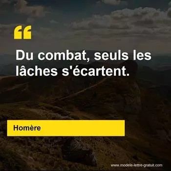 Citation Homère
