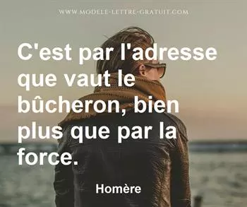 Citation de Homère