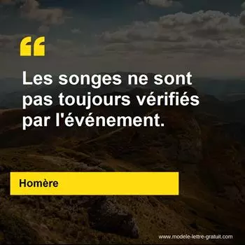 Citation Homère