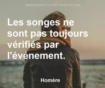 Citation de Homère