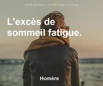 Citation de Homère