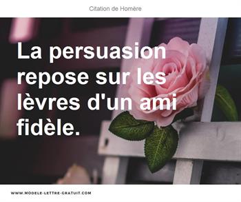 Citations Homère