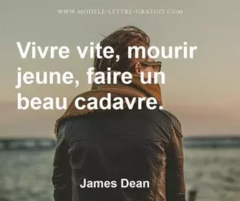 Citation de James Dean
