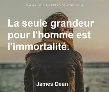 Citation de James Dean