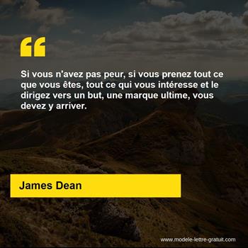 Citation de James Dean