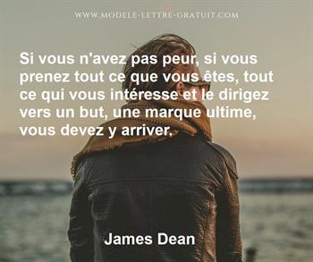 Citation de James Dean