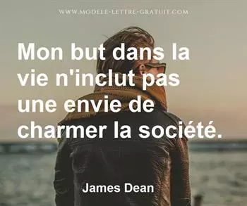 Citation de James Dean