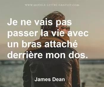 Citation de James Dean