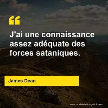 Citation James Dean