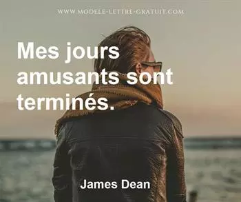 Citation de James Dean