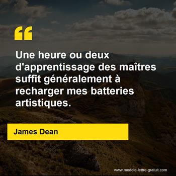 Citation de James Dean