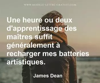Citation de James Dean