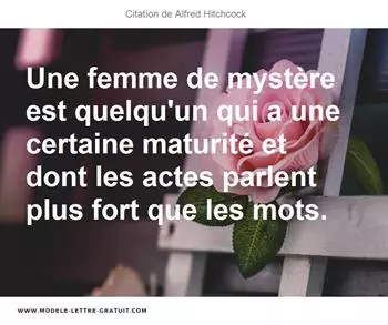 Citations Alfred Hitchcock
