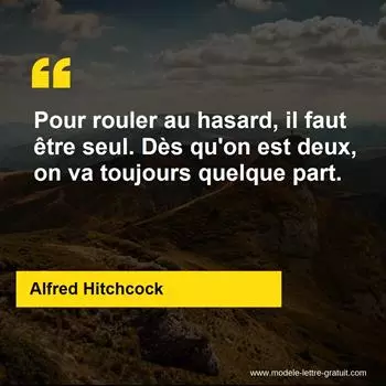Citation Alfred Hitchcock