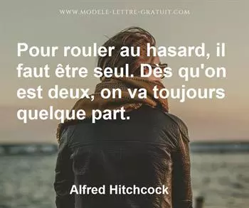 Citation de Alfred Hitchcock