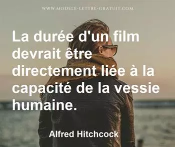 Citation de Alfred Hitchcock