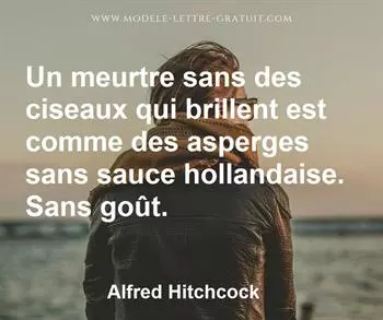 Citation de Alfred Hitchcock