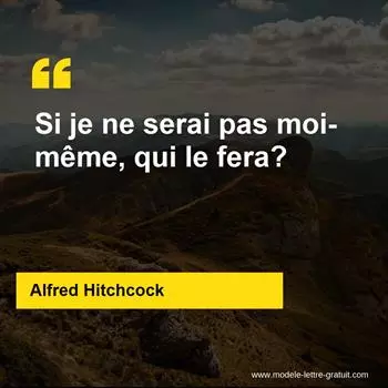 Citation Alfred Hitchcock