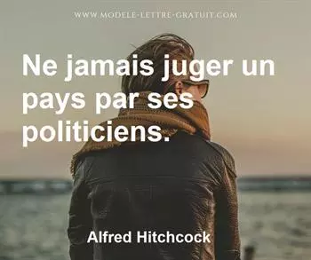 Citation de Alfred Hitchcock