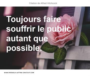 Citations Alfred Hitchcock