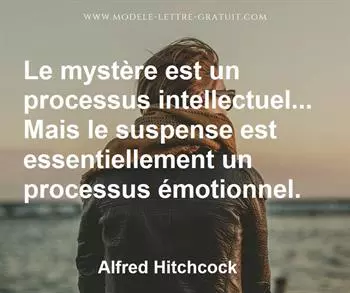 Citation de Alfred Hitchcock