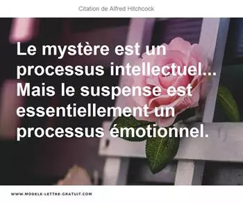 Citations Alfred Hitchcock