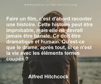 Citation de Alfred Hitchcock