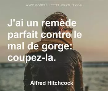 Citation de Alfred Hitchcock