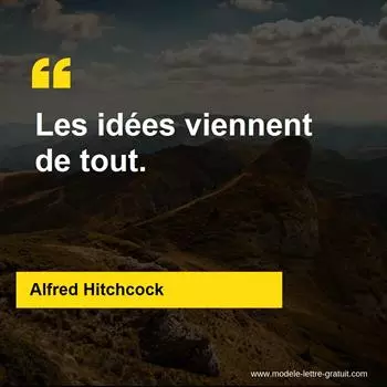Citation Alfred Hitchcock