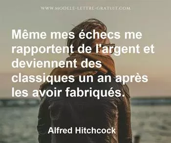 Citation de Alfred Hitchcock