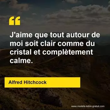 Citation Alfred Hitchcock