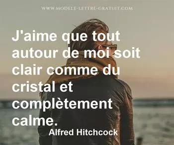 Citation de Alfred Hitchcock