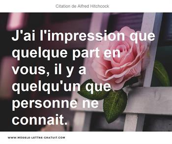 Citations Alfred Hitchcock