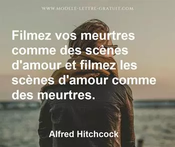 Citation de Alfred Hitchcock