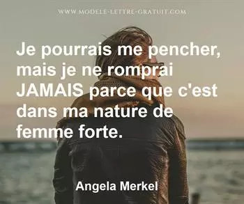 Citation de Angela Merkel