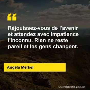 Citation Angela Merkel